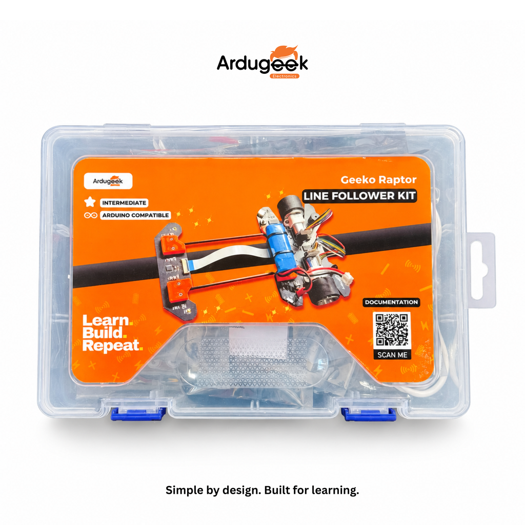 Geeko Raptor Line Follower Robotics Kit