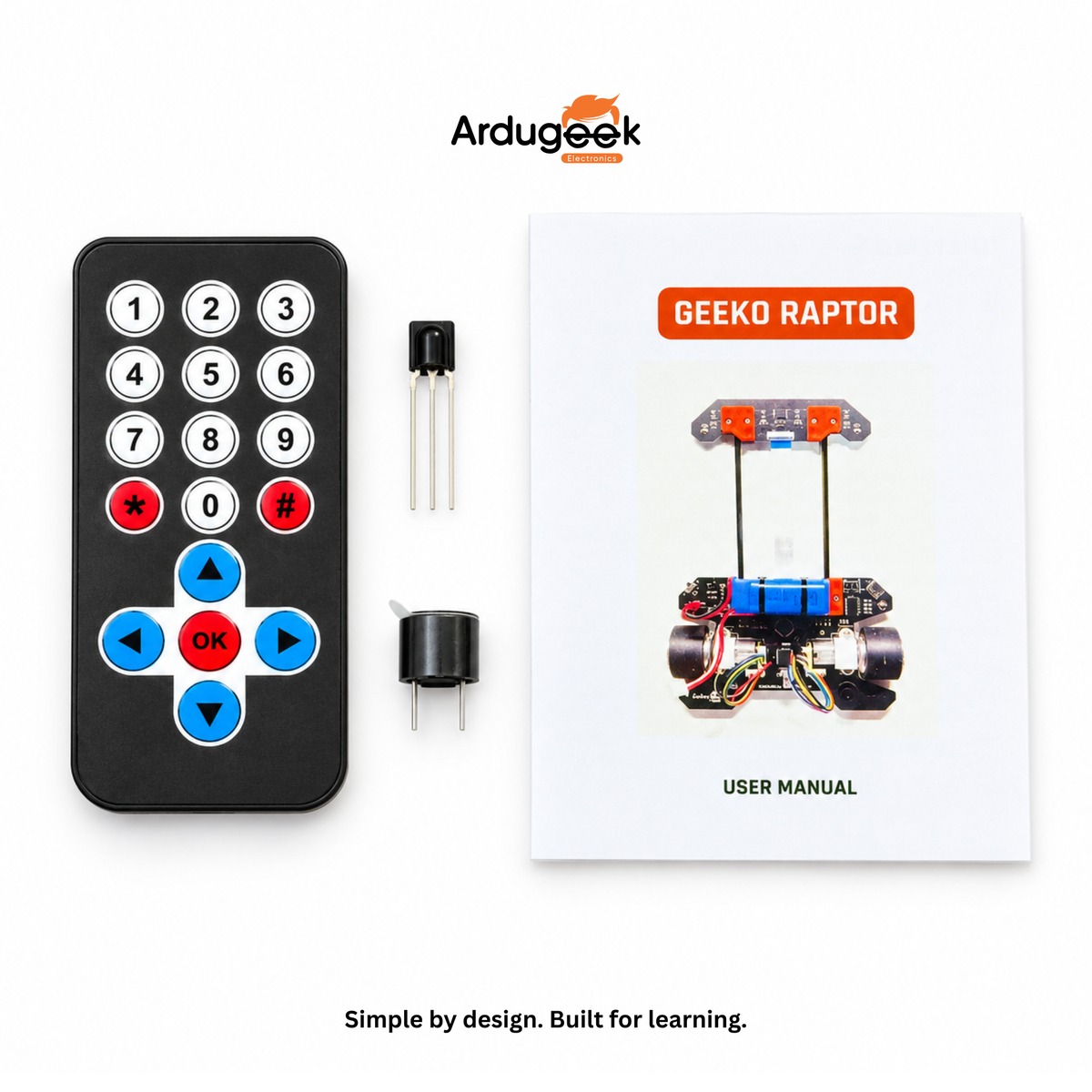 Geeko Raptor Line Follower Robotics Kit