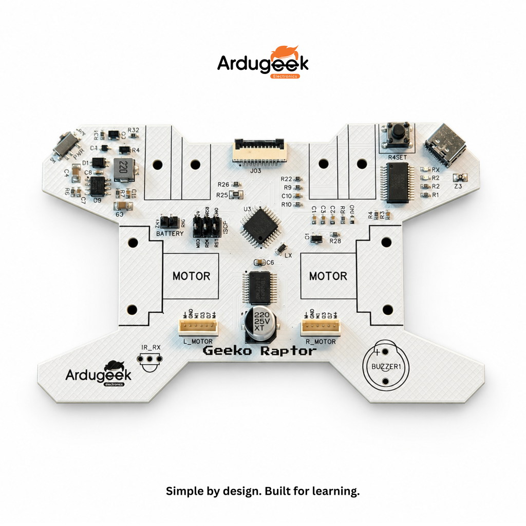 Geeko Raptor Line Follower Robotics Kit